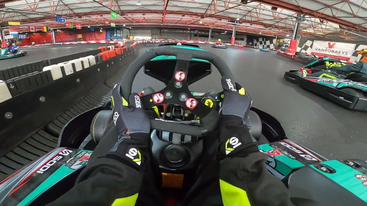 3aug Nieuwe 200cc Sodi Karts roderen @ Worldkarts Kortrijk