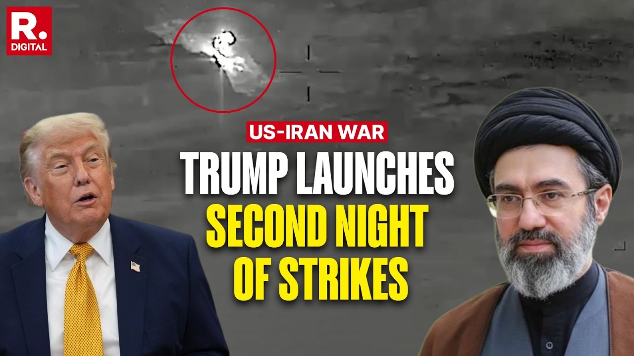 US-Iran War: Trump Launches Second-Day Of Strikes On Iranian Military Infrastructure | On Cam