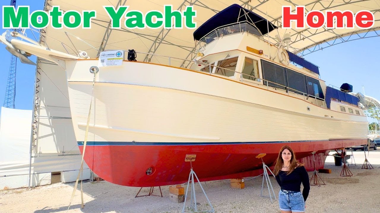 Best Motor Yacht i would live on under 50' | $447K 1994 Grand Banks 49' MY Harbor Yacht Tours