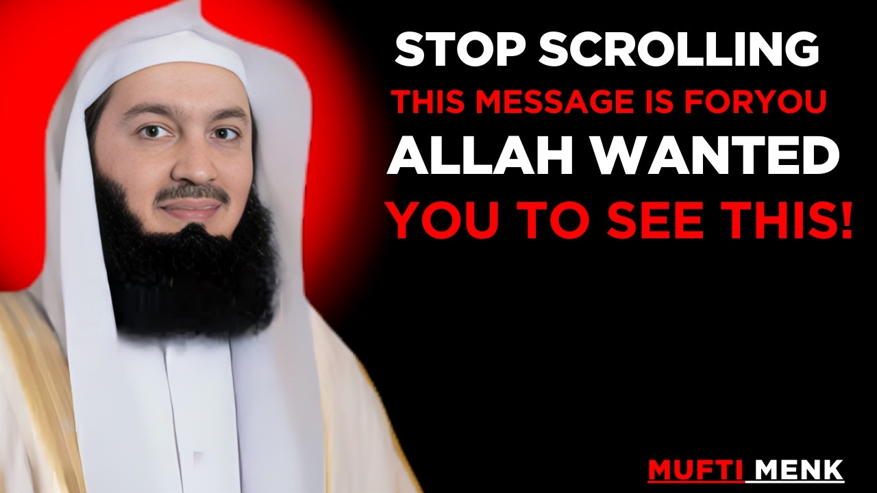 Stop scrolling this message is foryou allah wanted you to see this|powerfull speech by yasir qadhi..
