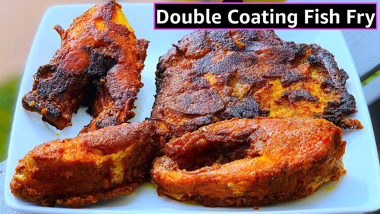 Double coating fish fry !!!! best fish fry recipe !!!! Fish fry ideas !!!!
