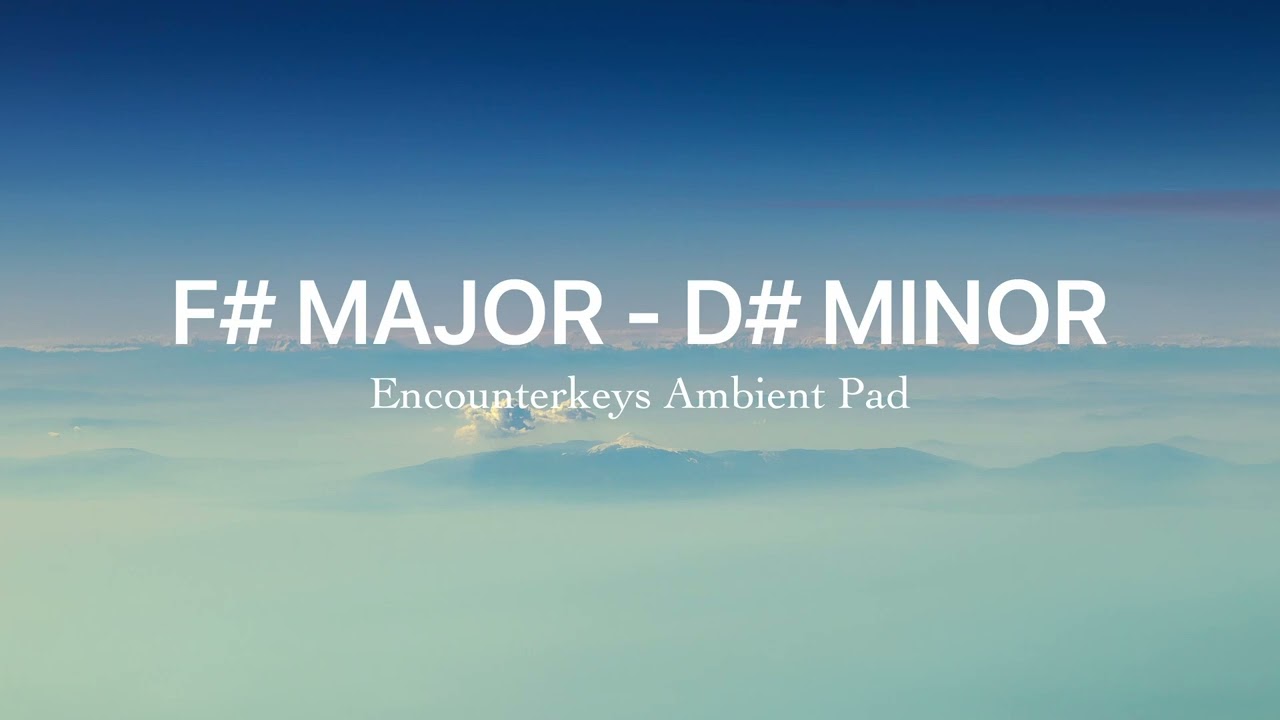Pad in F# Major & D# Minor - 1 Hour Background Ambient Pad for Worship | EncounterKeys