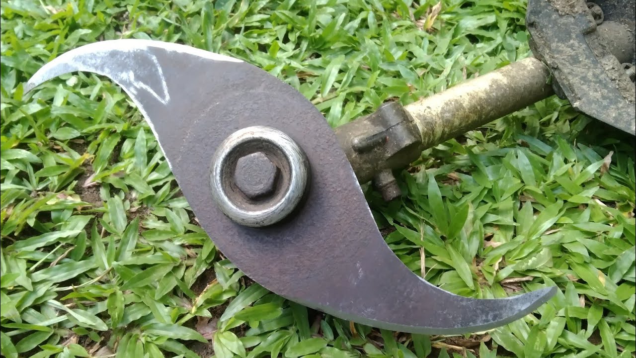 homemade modified trimmer blade | upgraded new brush cutter blade