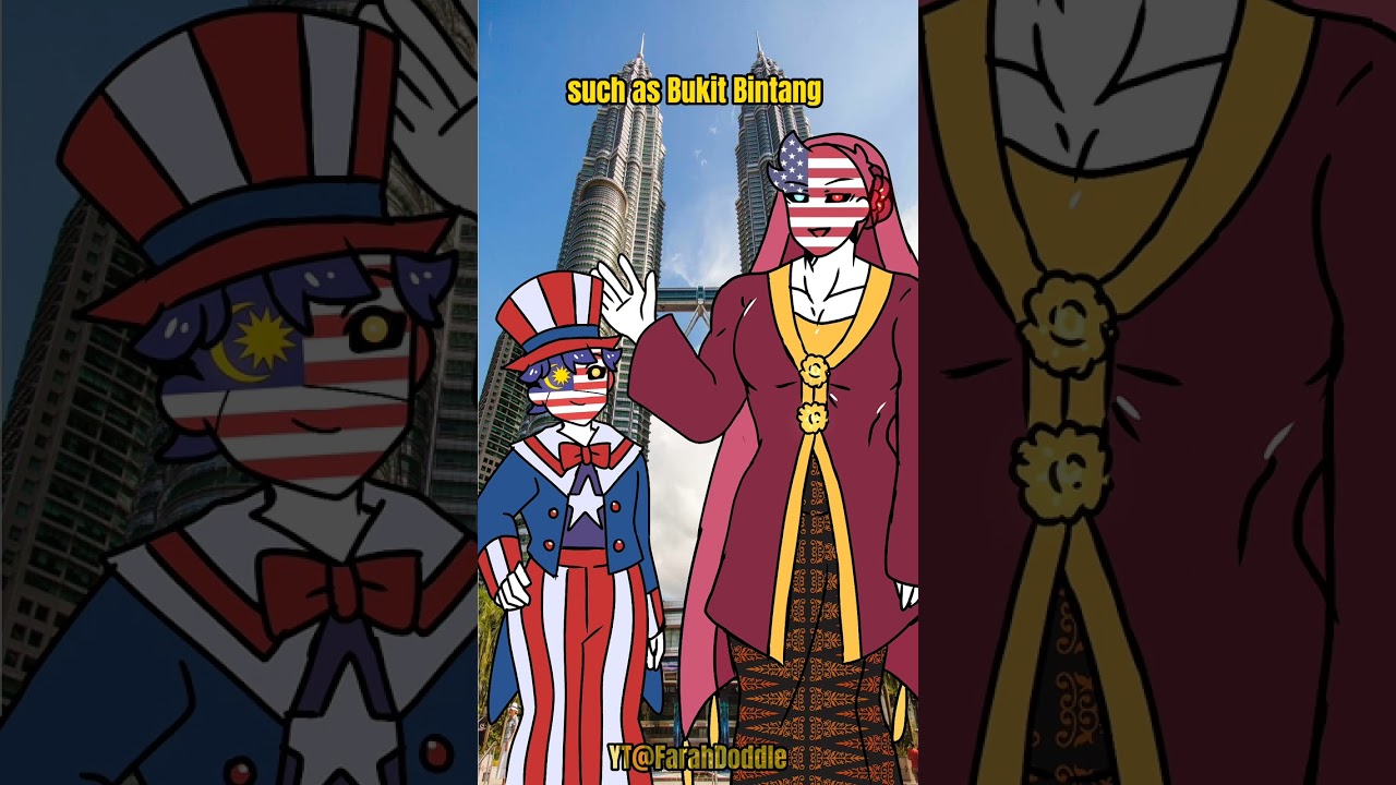 United States of Malaysia 🇲🇾(Countryhumans Malaysia and USA)