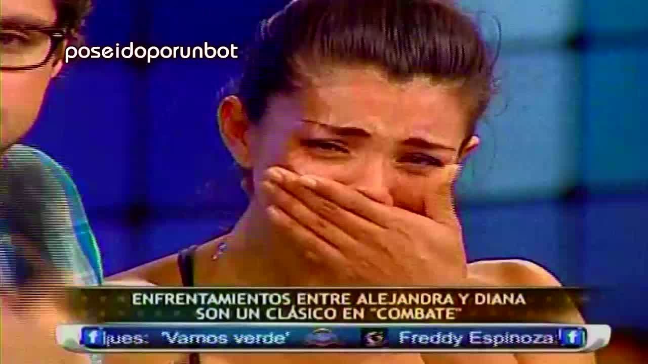 COMBATE: Diana LLORA por perder la amistad de Alejandra Baigorria. Diana LLORA 30/01/13