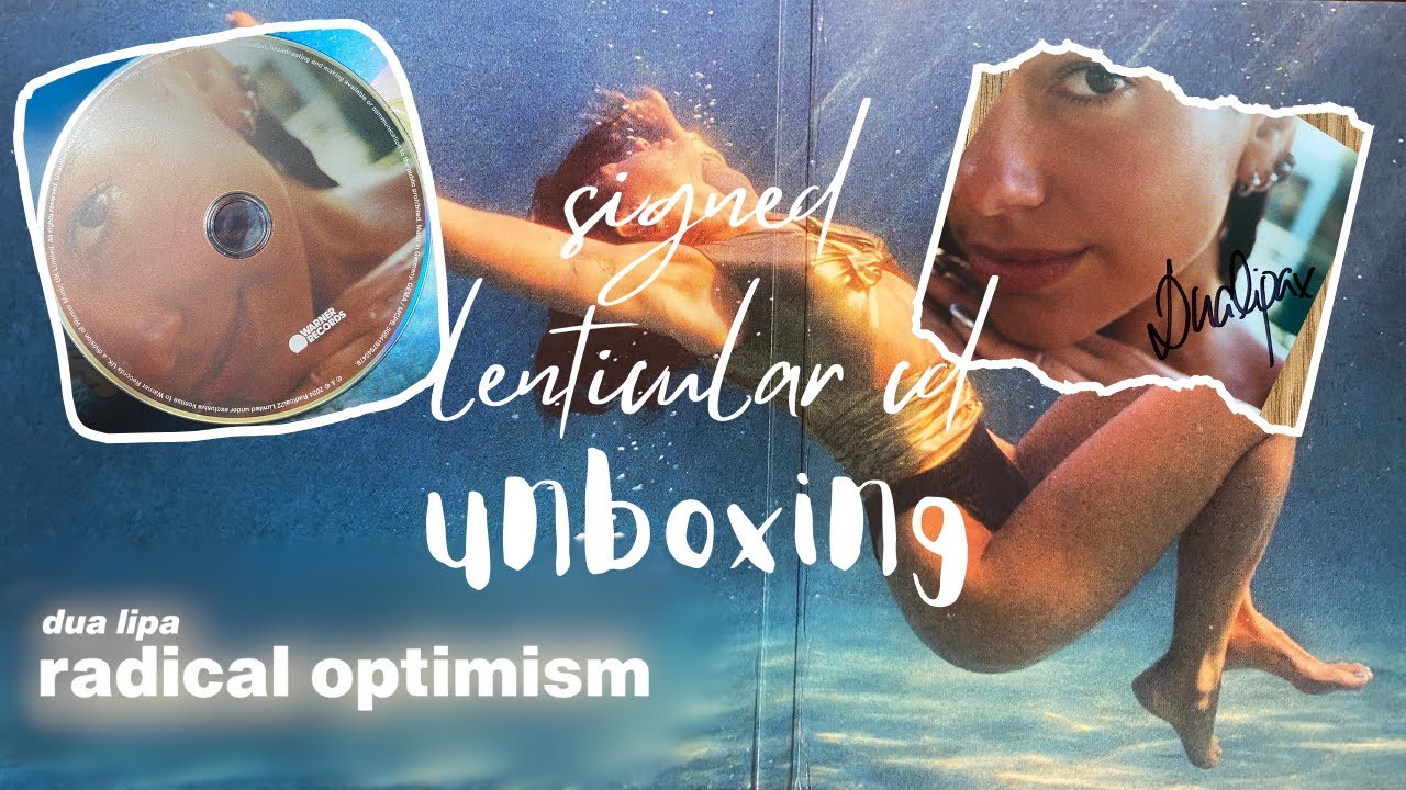 unboxing radical optimism lenticular cd & SIGNED ART CARD | ItzStan