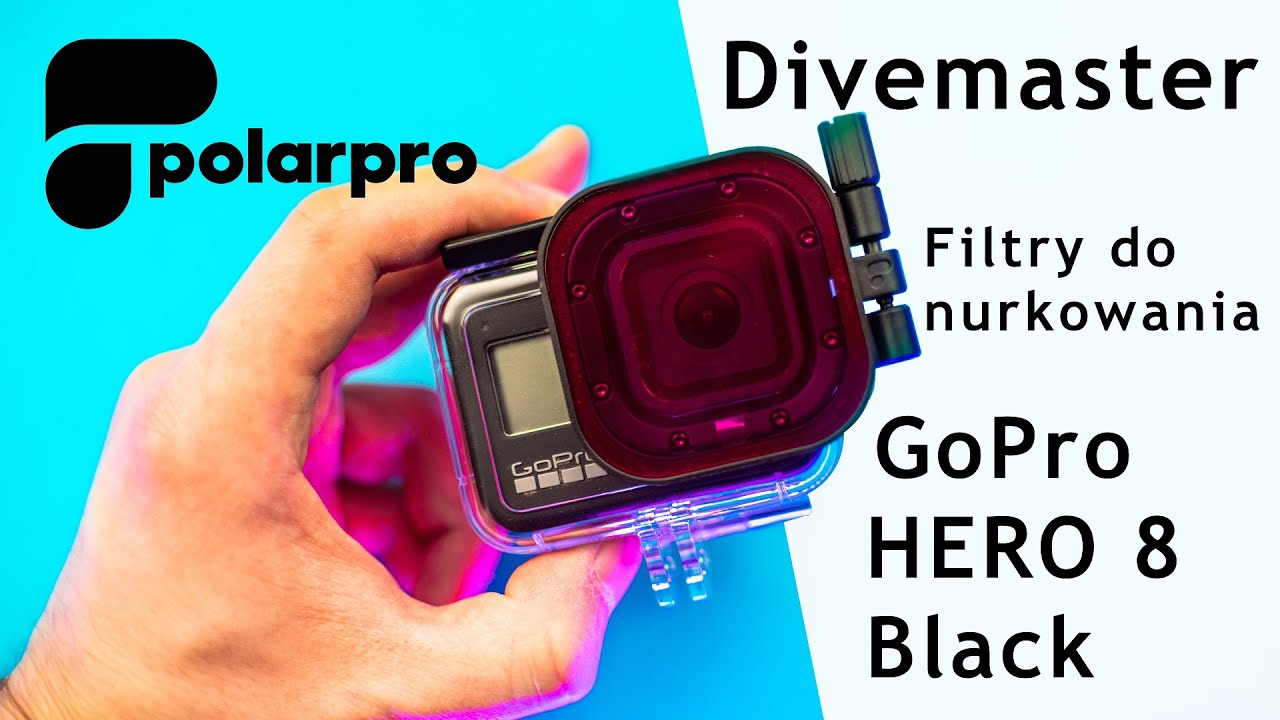 Poradnik GoPro #27 - Filtry PolarPro Divemaster do nurkowania do GoPro - GoHERO.pl