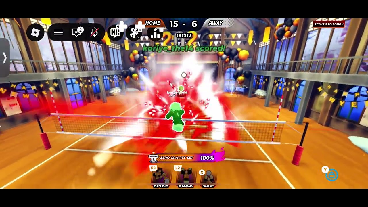 LITTLE K plays volleyball league 1v1