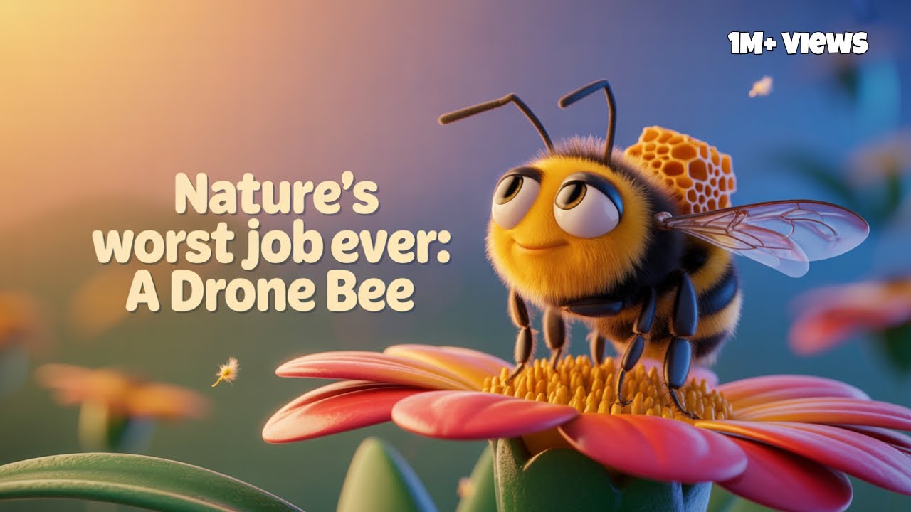 Nature’s Worst Job Ever A Drone Bee | Kids Story Tales | Story of Honey Bee | honeybee  | honey bee