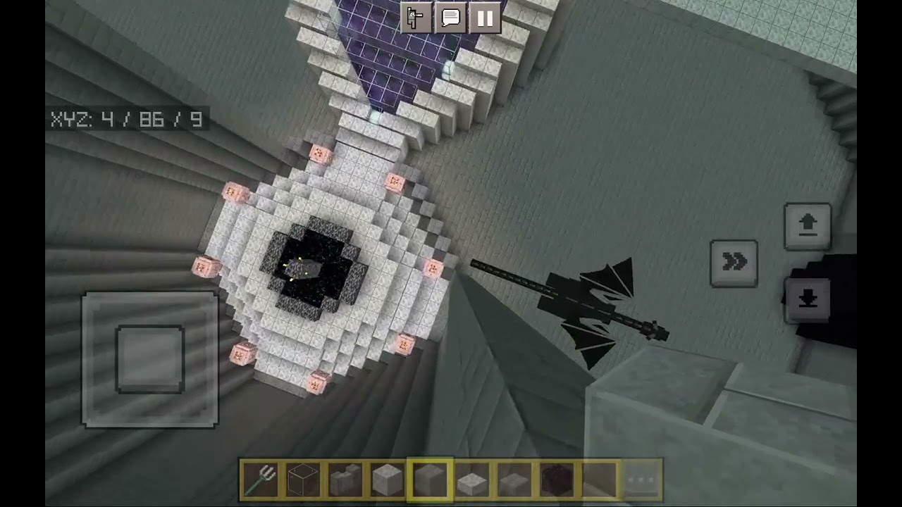 Continuing Castle build in The End.