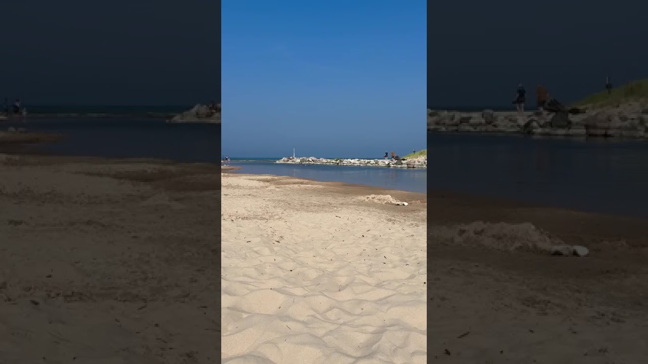 На реке Big Sable River, Озеро Мичиган (архив)