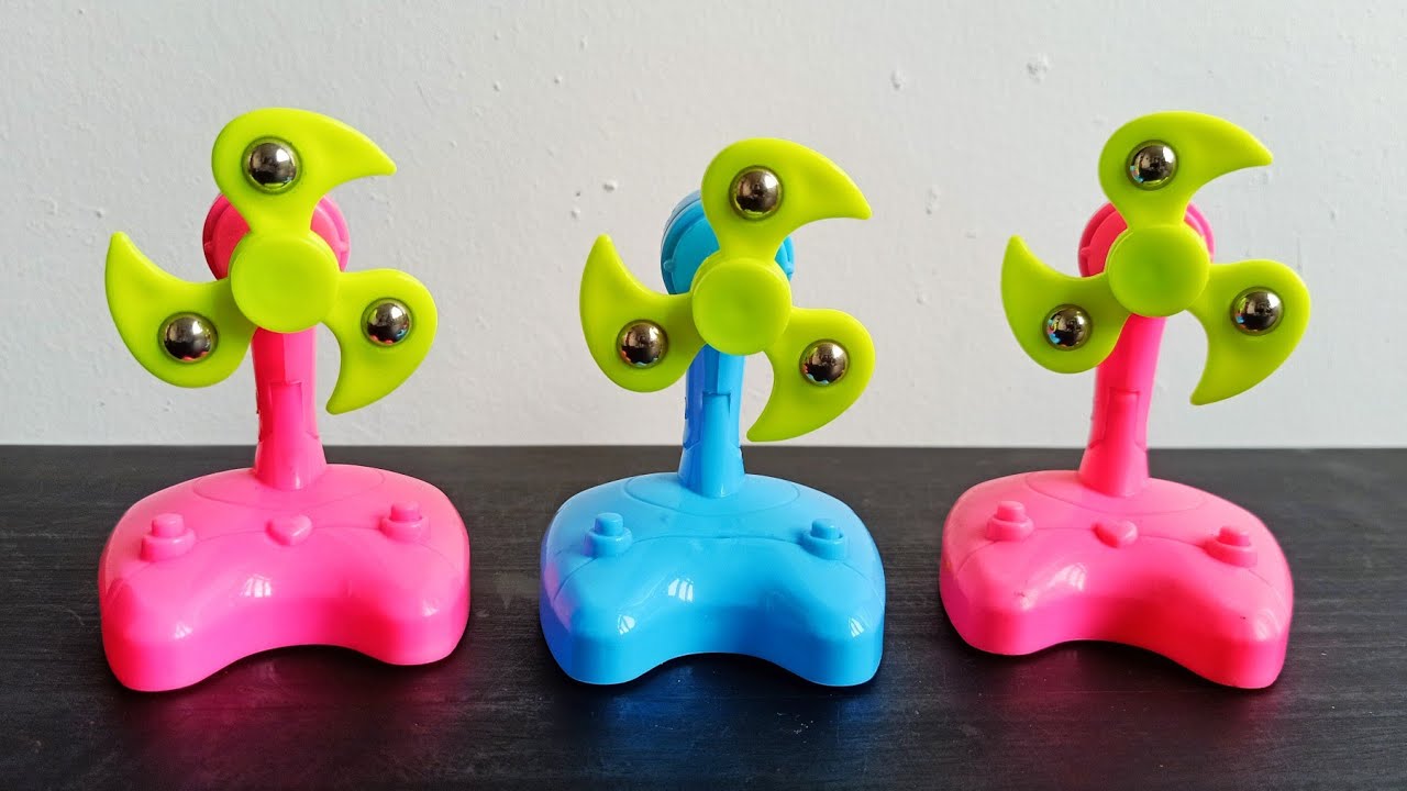 Toys fan and fidget spinner propeller | mengganti baling Kipas angin mainan anak