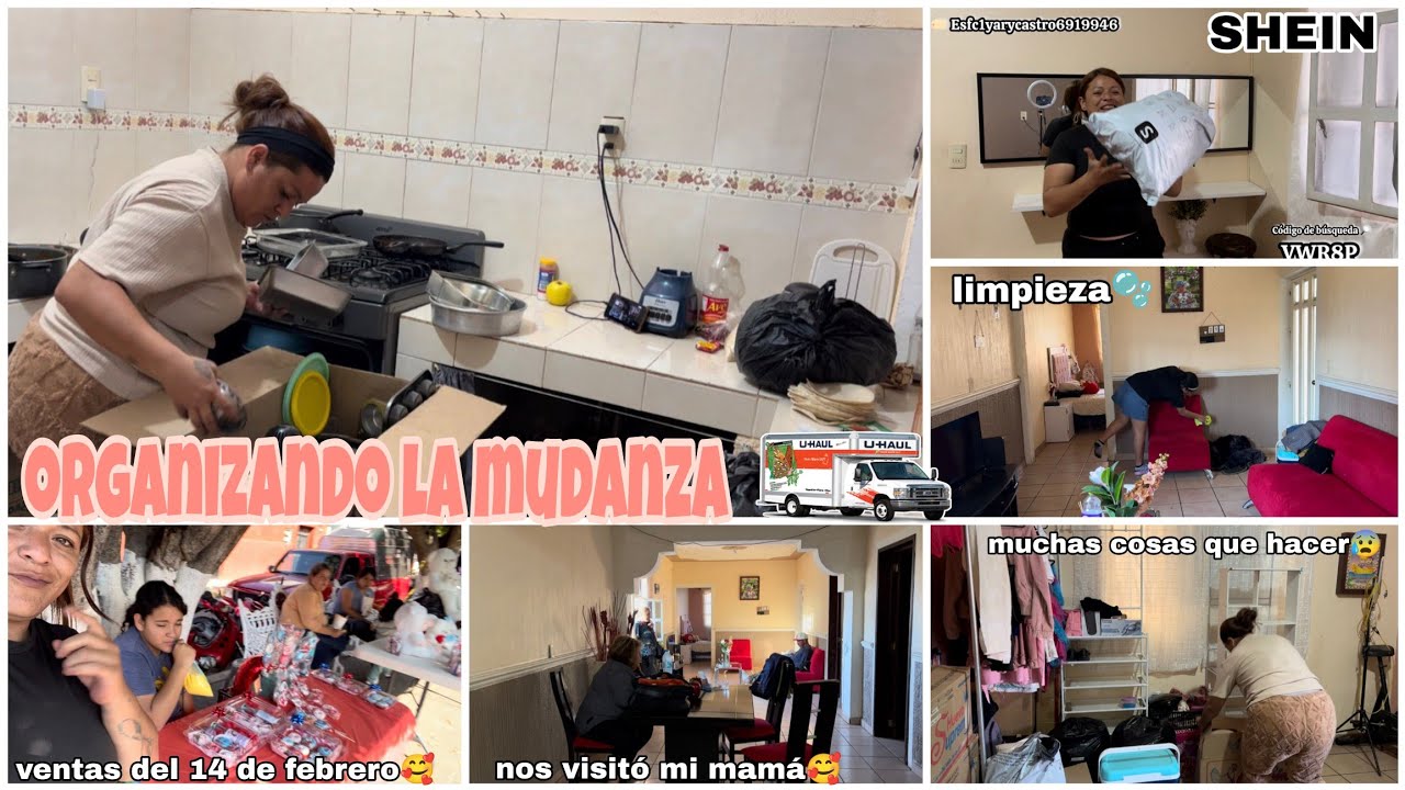 Ya FALTA MENOS😰PARA LA MUDANZA📦+LIMPIEZA🫧+NOS LLEGO VISITA🥰+HAUL DE SHEIN🛍️+VENTAS🤑