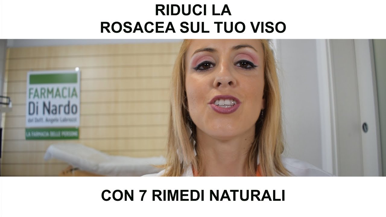 Consigli contro la rosacea