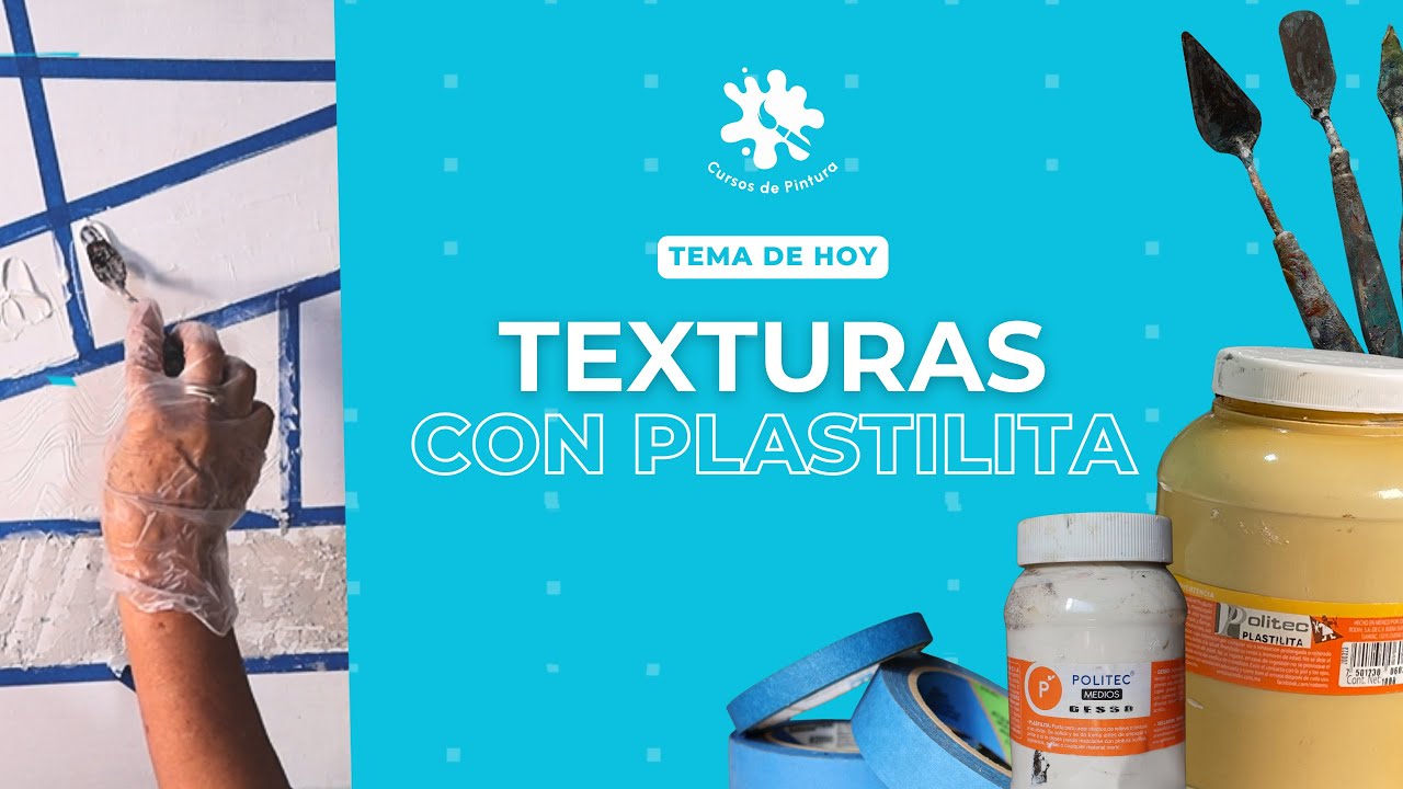 TEXTURAS FÁCILES con Plastilita para Arte | ¡Dale Volumen a tus Obras!
