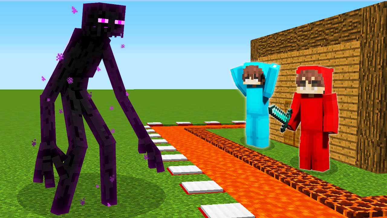 Mutant Enderman VS The Most Secure Minecraft House