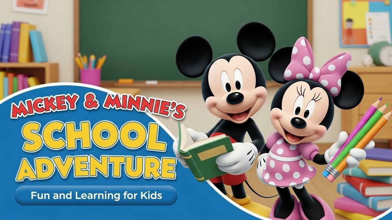 Mickey and Minnie’s School Adventure | Fun and Learning for Kids