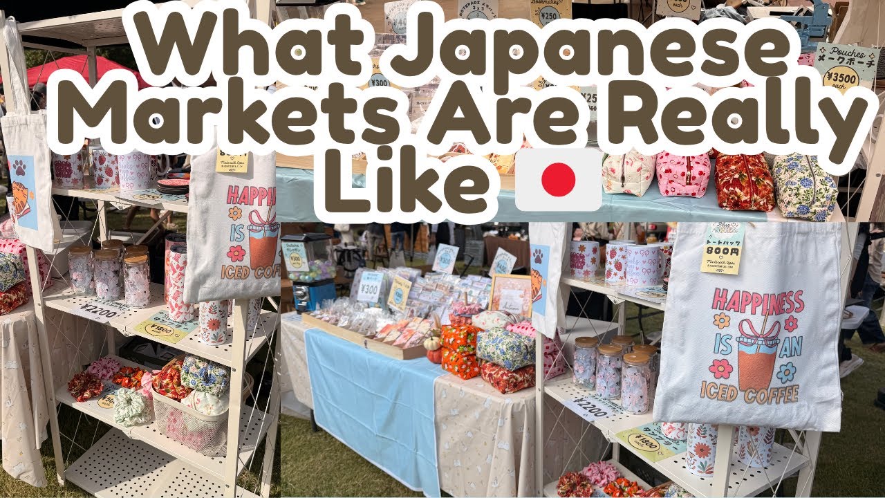 Мечта о малом бизнесе в Японии 🇯🇵✨ 2 дня на рынке изделий ручной работы в Японии