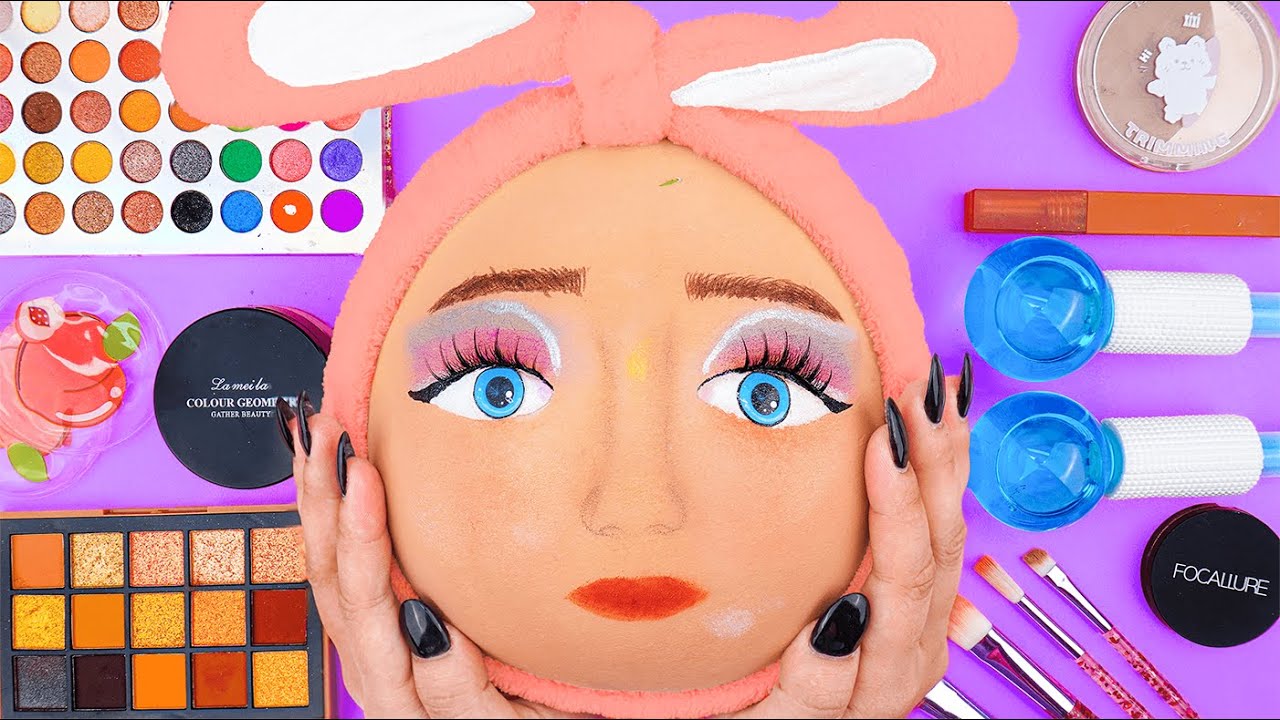 ASMR Makeup on Watermelon 🍉 (No Talking)