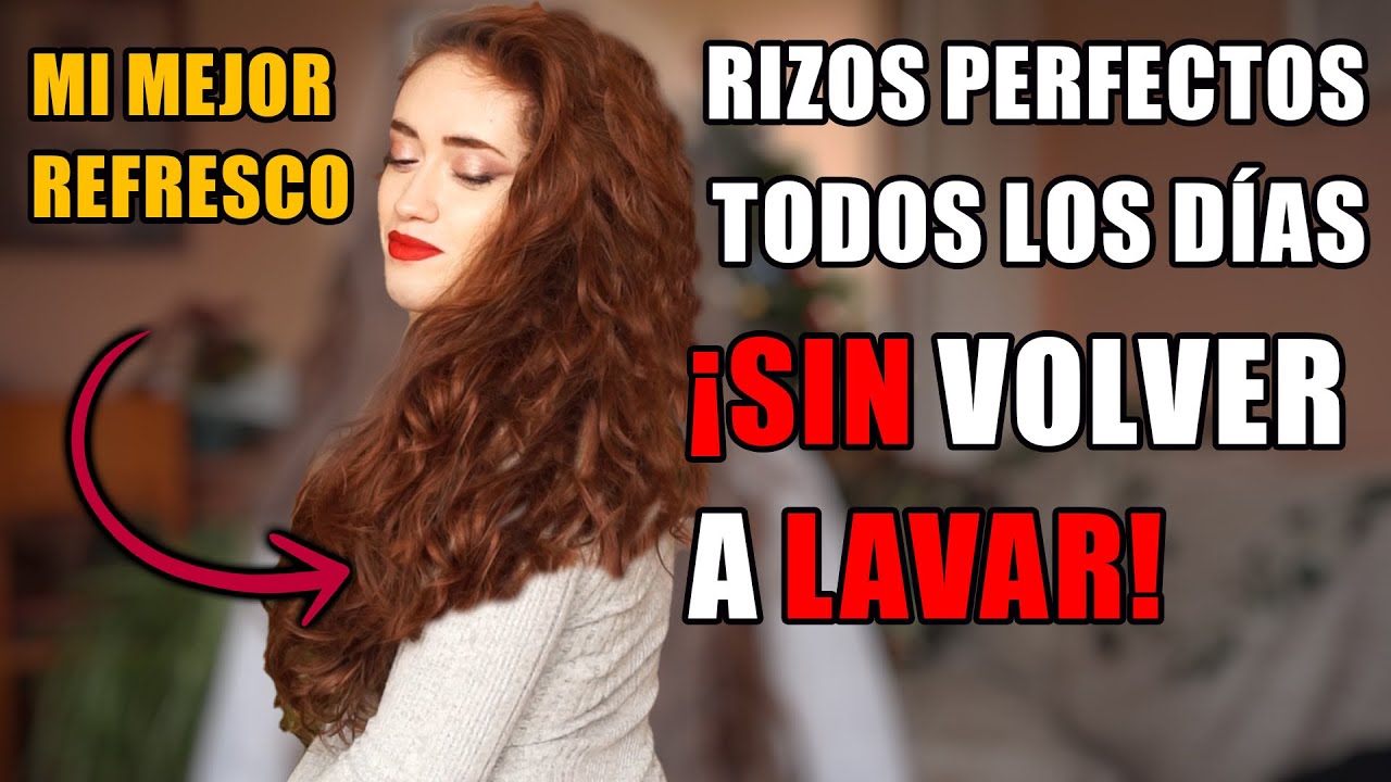 RIZOS Y ONDAS PERFECTOS SIN LAVAR 😱  CÓMO REFRESCAR EL PELO | ONDULADA | MÉTODO CURLY | FÁCIL