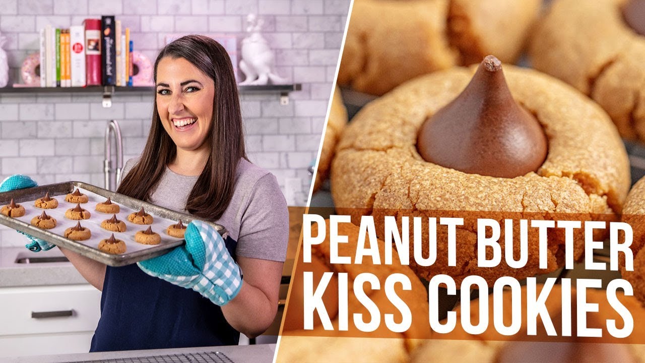 6 Ingredient Peanut Butter Kiss Cookies