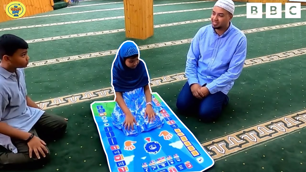 Interactive prayer mat made in the UK goes VIRAL around the world - BBC | Sunday Morning Live