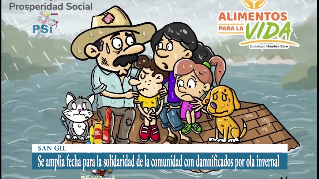 Se amplia fecha para la solidaridad de la comunidad con damnificados por ola invernal en Santander
