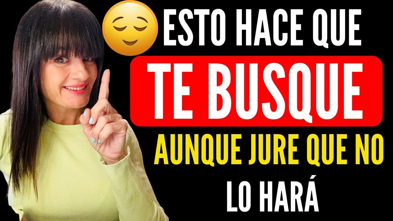 😍&iexcl;&iexcl;&iexcl;ESTO HACE QUE TE BUSQUE!!!😍 Aunque Jure que No lo Har&aacute;...