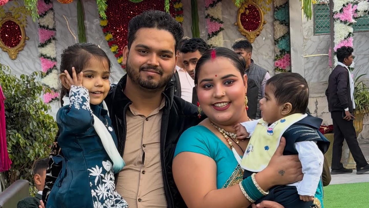 ￼Patidev Ji ke best Friend ki Lagoon Sagai M Gye 😍😘 wedding vibe @Pinkyvlogs58 
