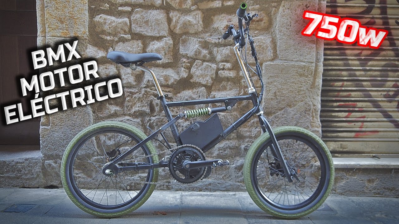 CREAMOS UNA BMX CON MOTOR ELÉCTRICO DE 750w! Probando wheelies con la bmx más bestia