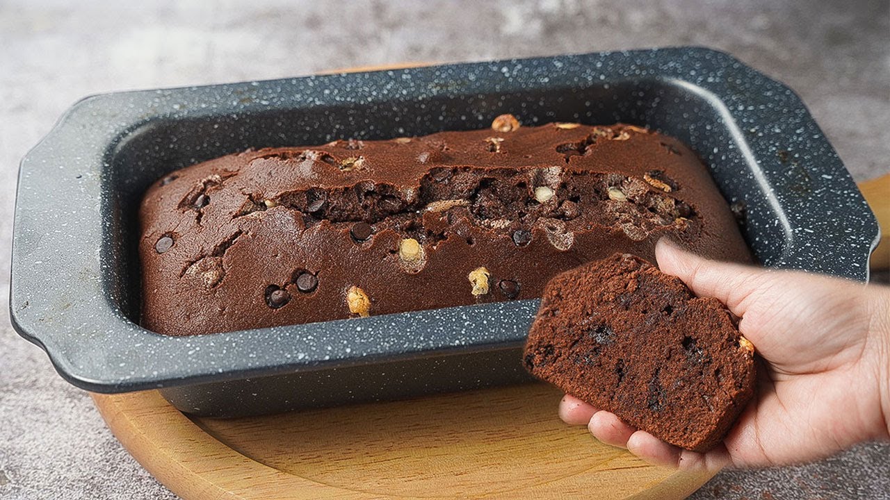Double Chocolate Loaf Cake | The Best Moist Chocolate Loaf Cake Recipe | Yummy