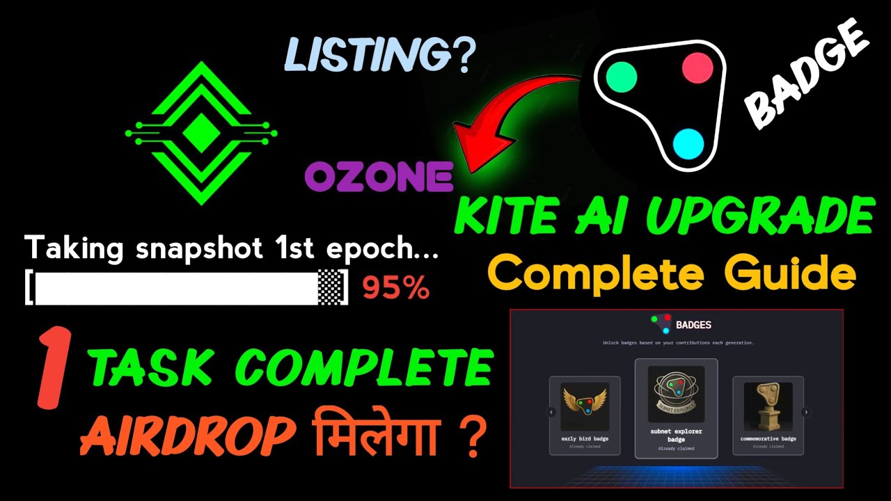 Kite Ai Airdrop Upgrade Guide | Nodego Airdrop Update, Listing | Kite AI Ozone Testnet