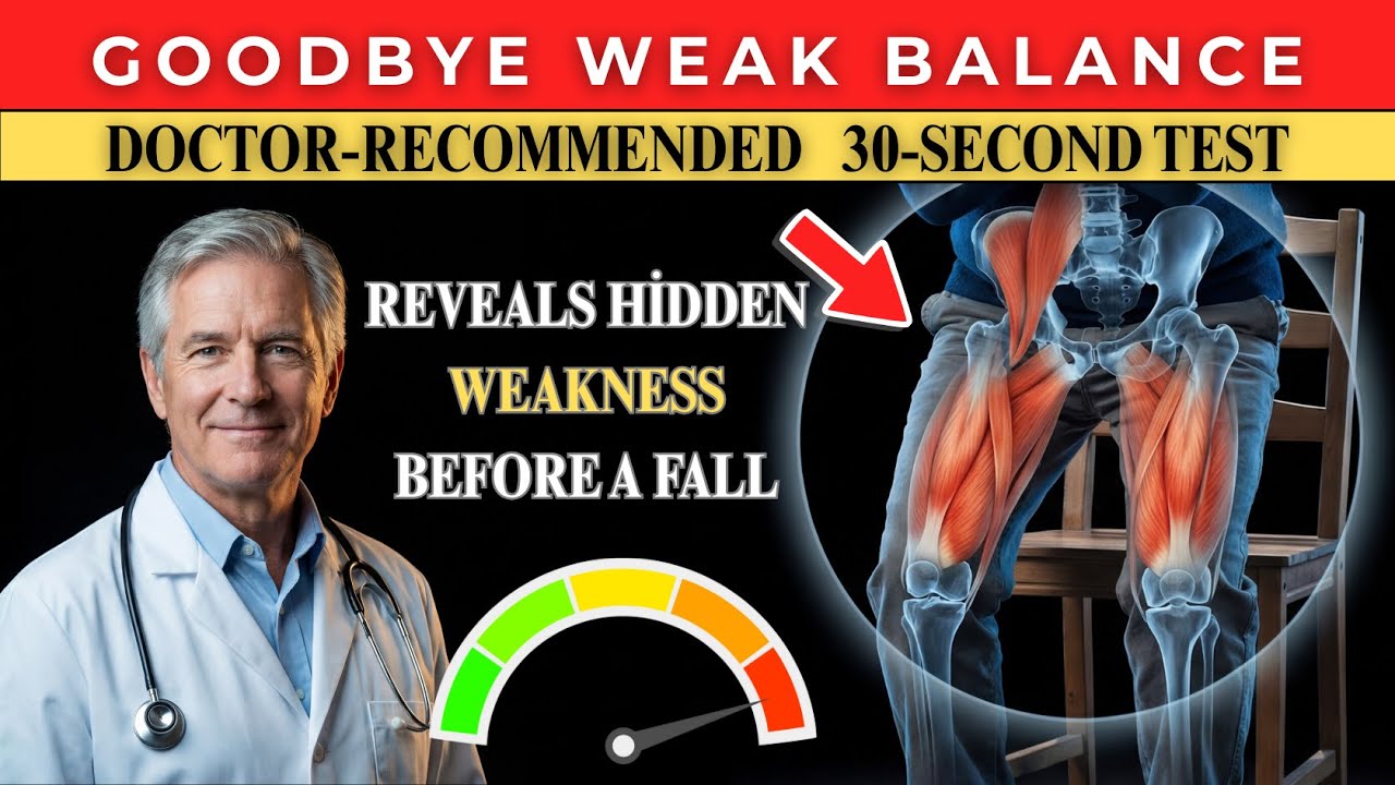 Over 60? This Chair Test Predicts Fall Risk (Try It Now) | Senior Health Tips