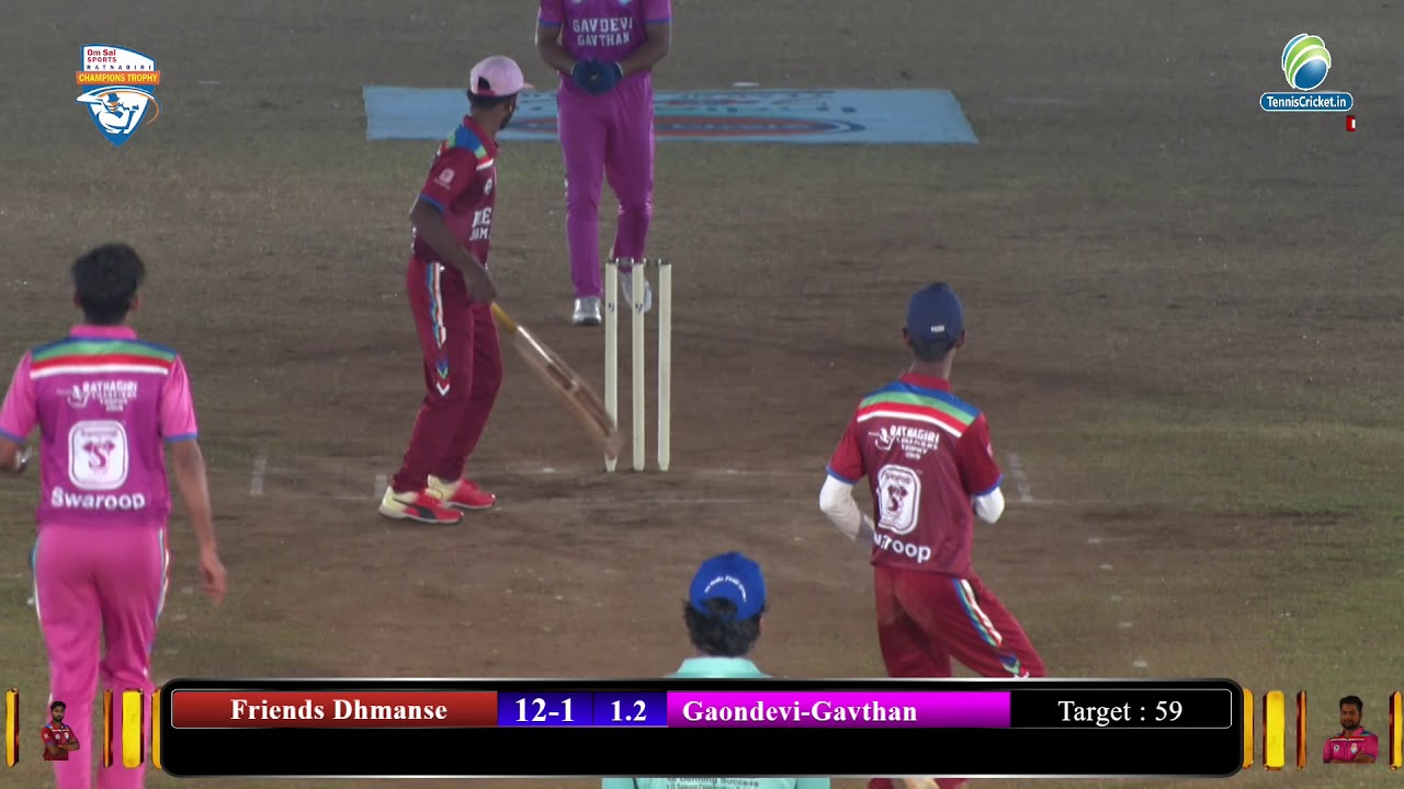 Mayur Waghmare Bowling in Ratnagiri Champions Trophy , 2019