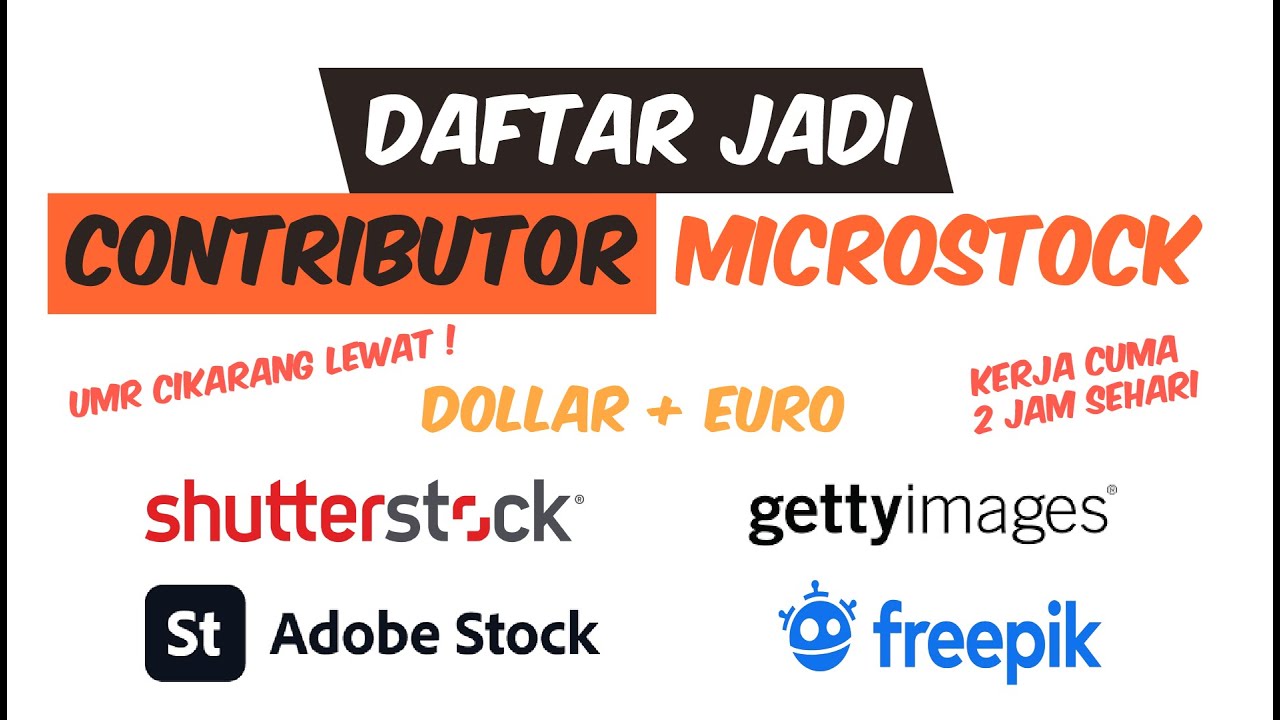 Cara daftar jadi contributor microstock  - pemula yang sering nyasar - tips pemula -