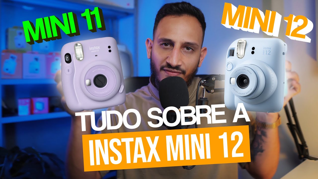 CONHEÇA A NOVA INSTAX MINI 12 - Câmera que Revela fotos na HORA