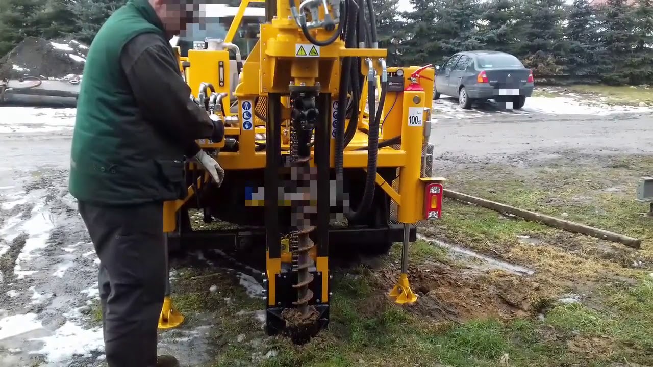 Wiertnica geotechniczna na samochodzie do 3,5 tony