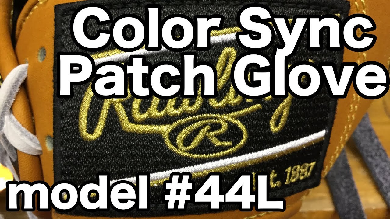 Rawlings Color Sync Patch Glove #44L #1557