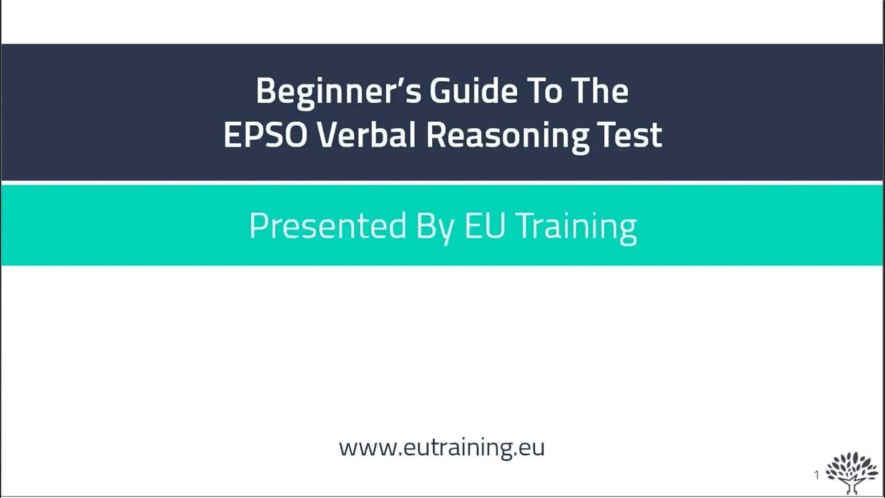 Beginner’s Guide To The EPSO Verbal Reasoning Test