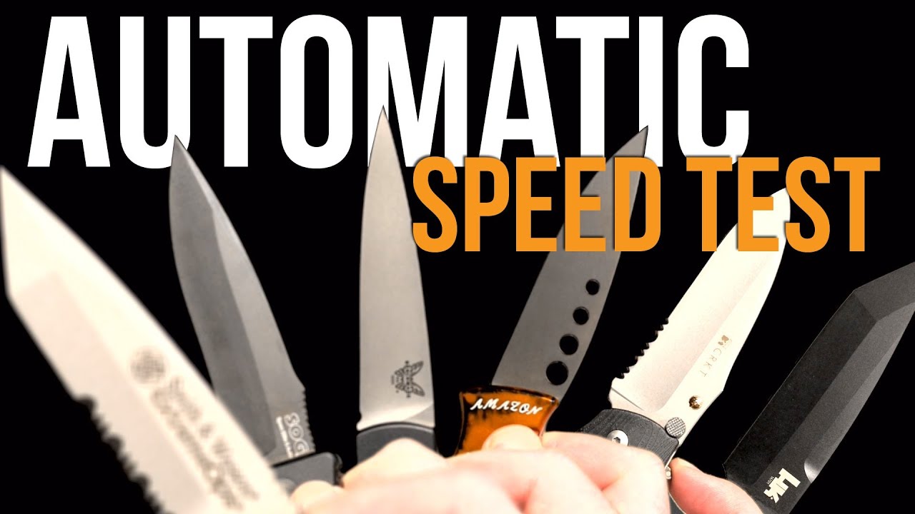 Automatic Knife Speed Test: which opens fastest?