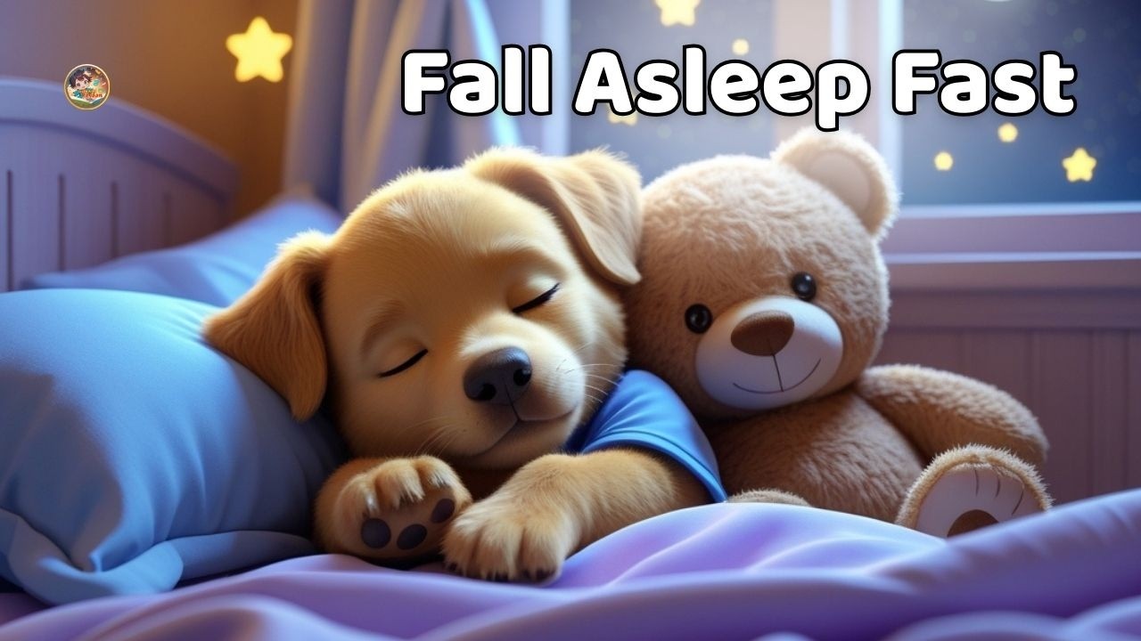 Sleep All Night Puppy Lullaby 🌙 Calm Baby Music to Stay Asleep