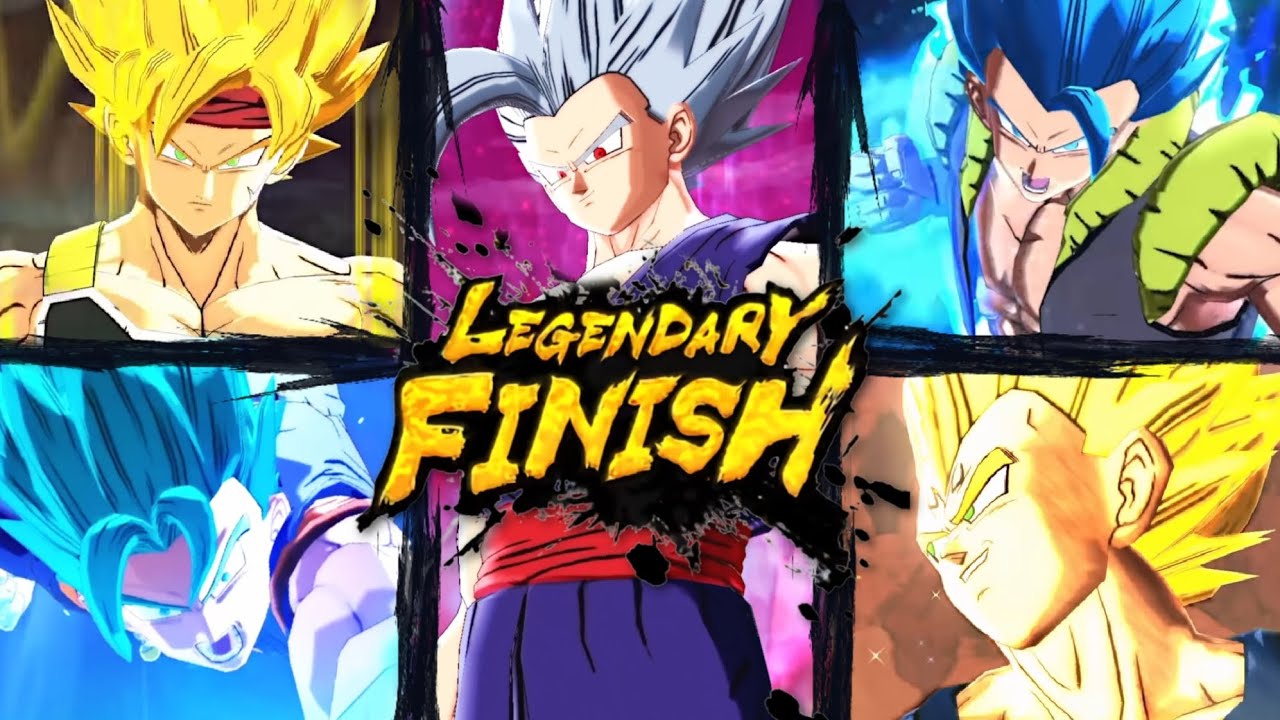 Using EVERY Legendary Finish Character in Dragon Ball Legends!