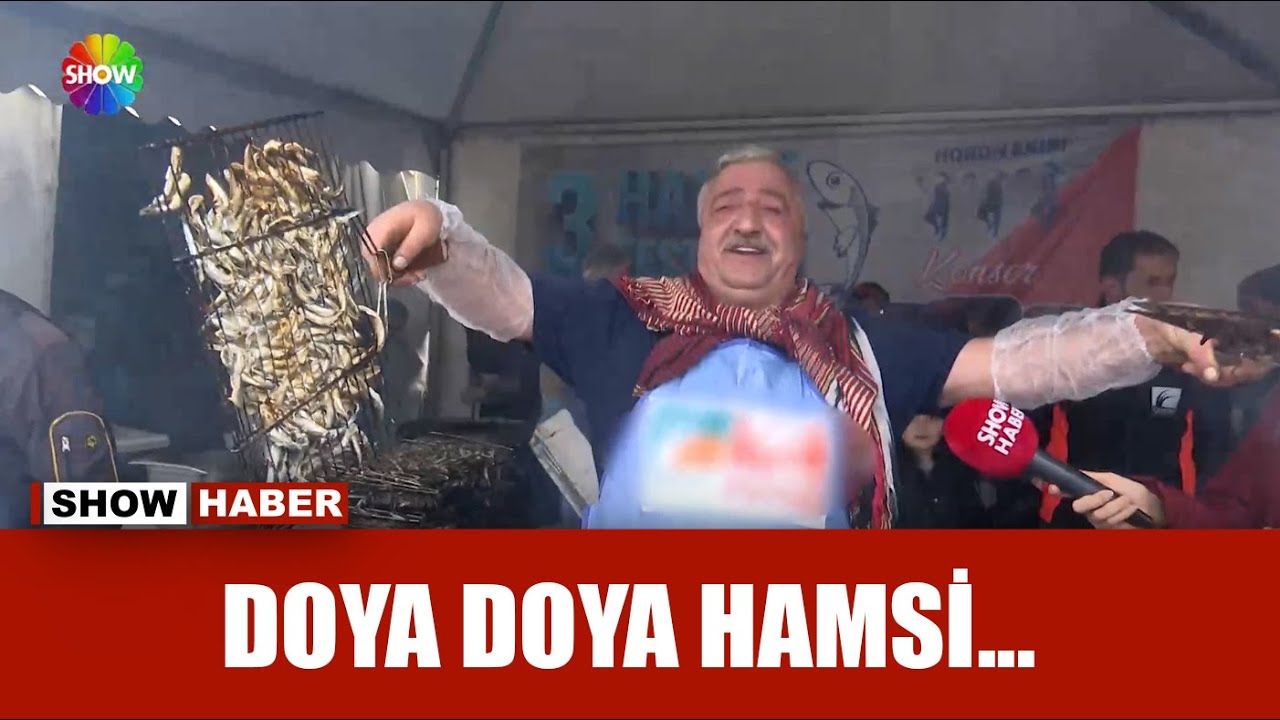 5 ton hamsi 40 dakikada bitti!