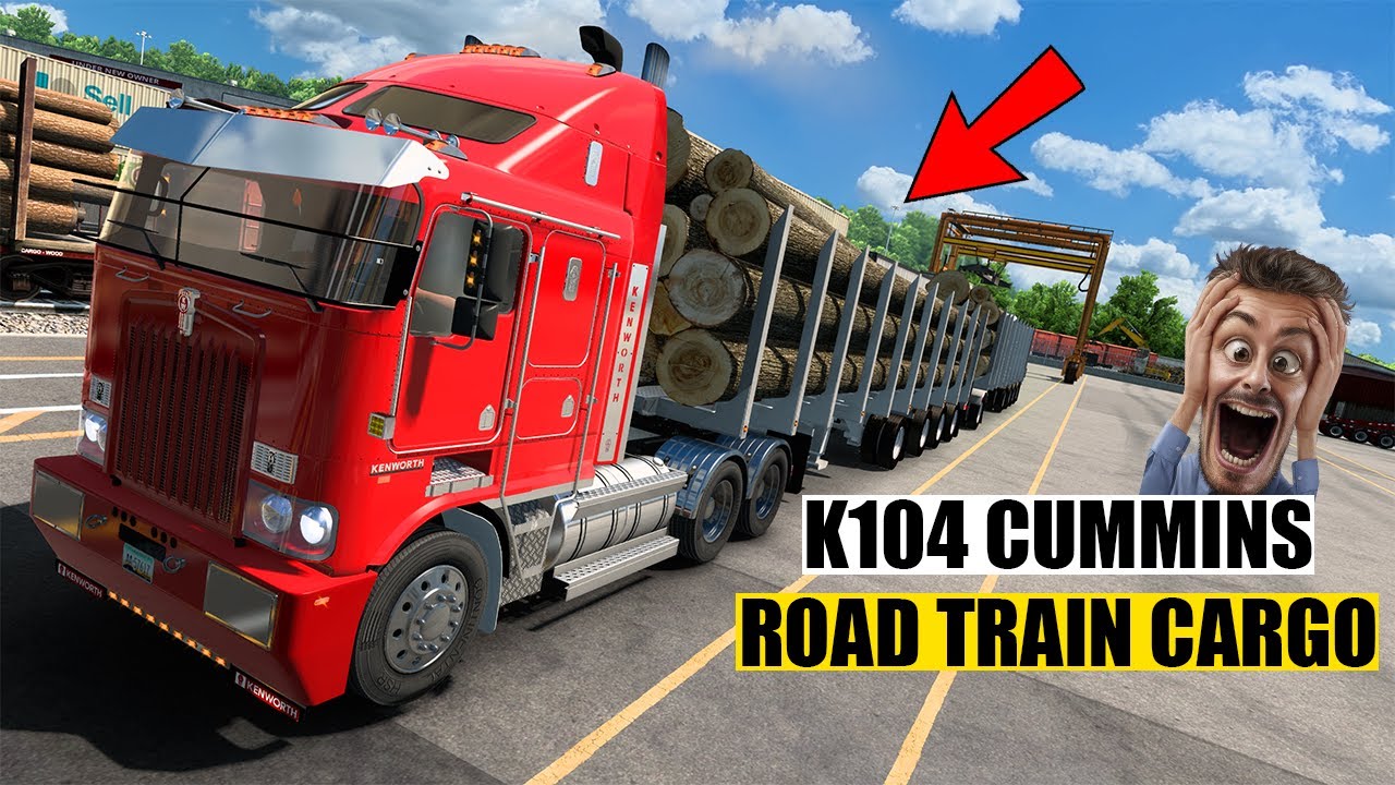 ATS 1.49 Kenworth K108 Cummins Chipped - Road Train Mod