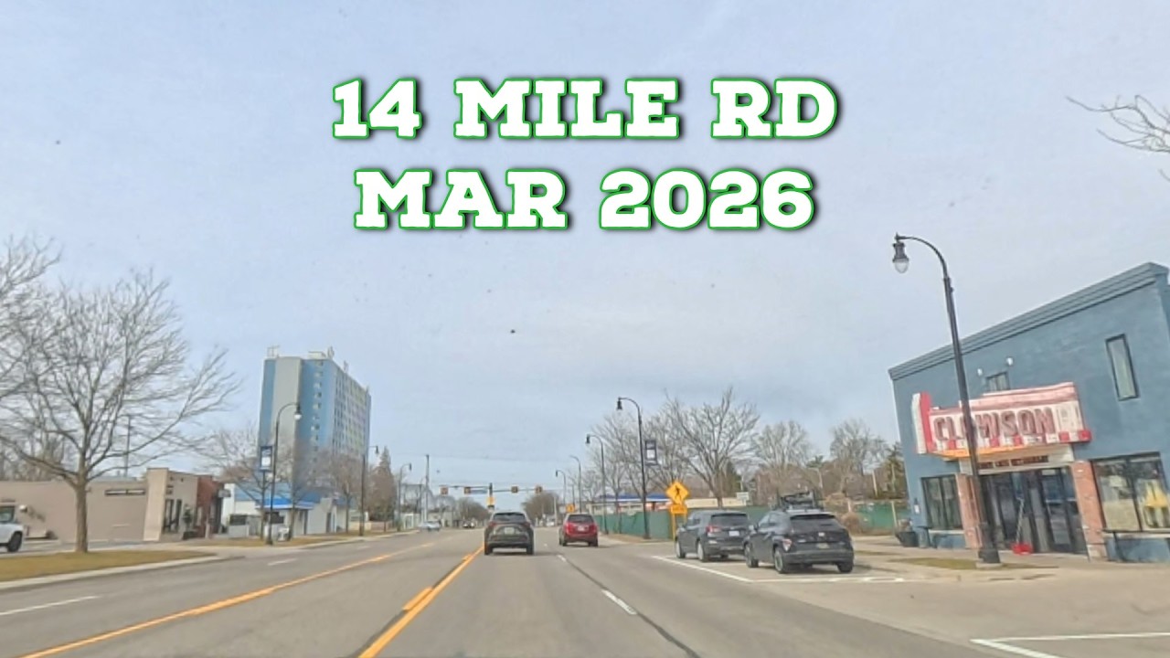 14 Mile Rd: Harper to Northwestern Hwy | No Talking Sunday Drive