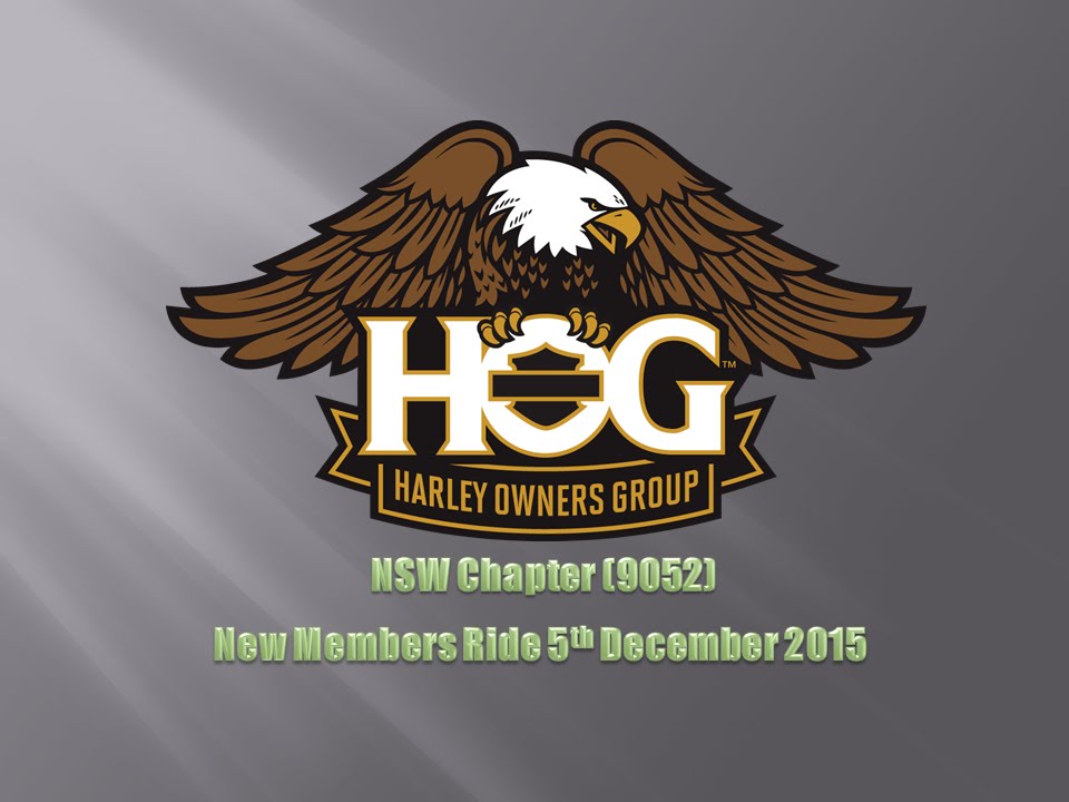 Harley Owners Group NSW Chapter New Members Ride 5th Dec 2015