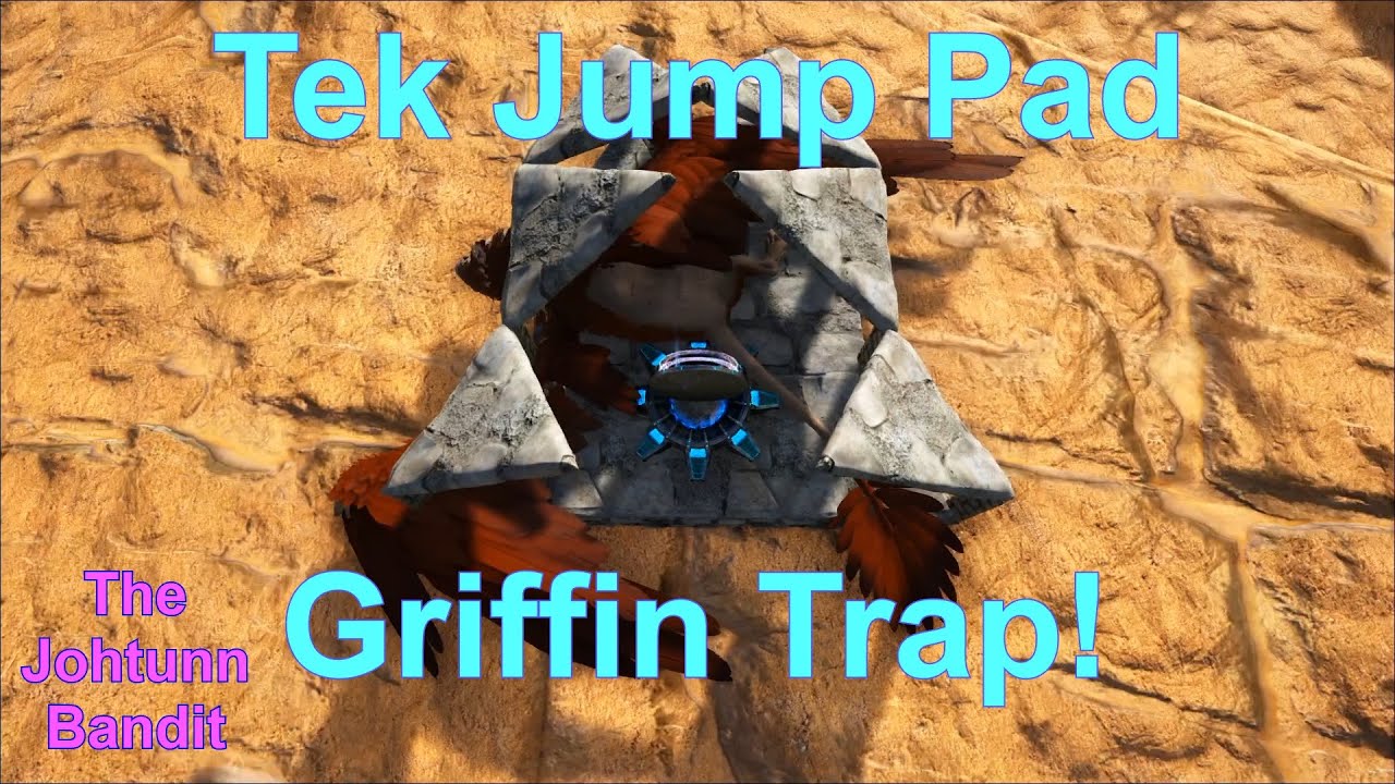 Tek Jump Pad Griffin Trap! - ARK: Survival Evolved