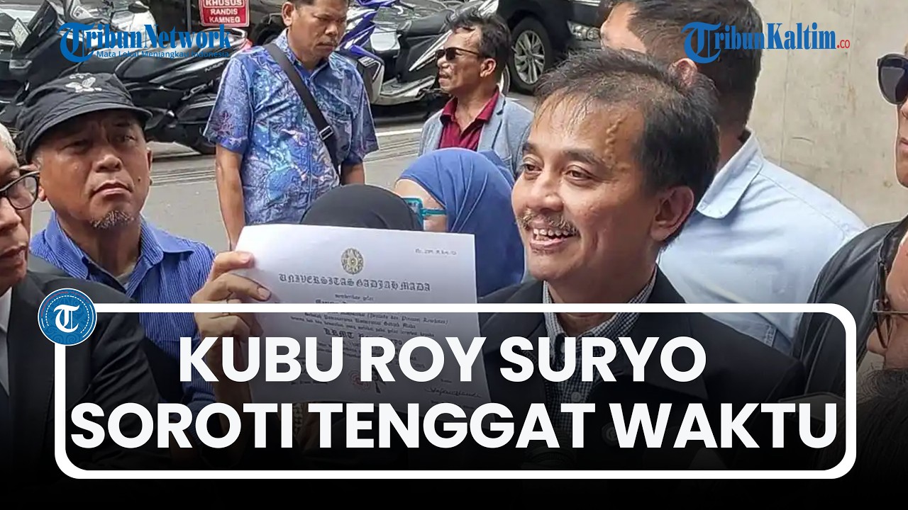Alasan Kubu Roy Suryo Cs Pilih Soroti Tenggat Waktu Ketimbang Isi Berkas Perkara Kasus Ijazah Jokowi