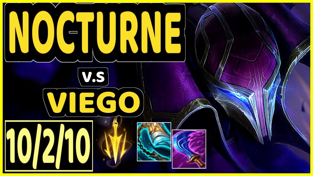 NOCTURNE vs VIEGO - 10/2/10 KDA JUNGLE CHALLENGER GAMEPLAY - KR