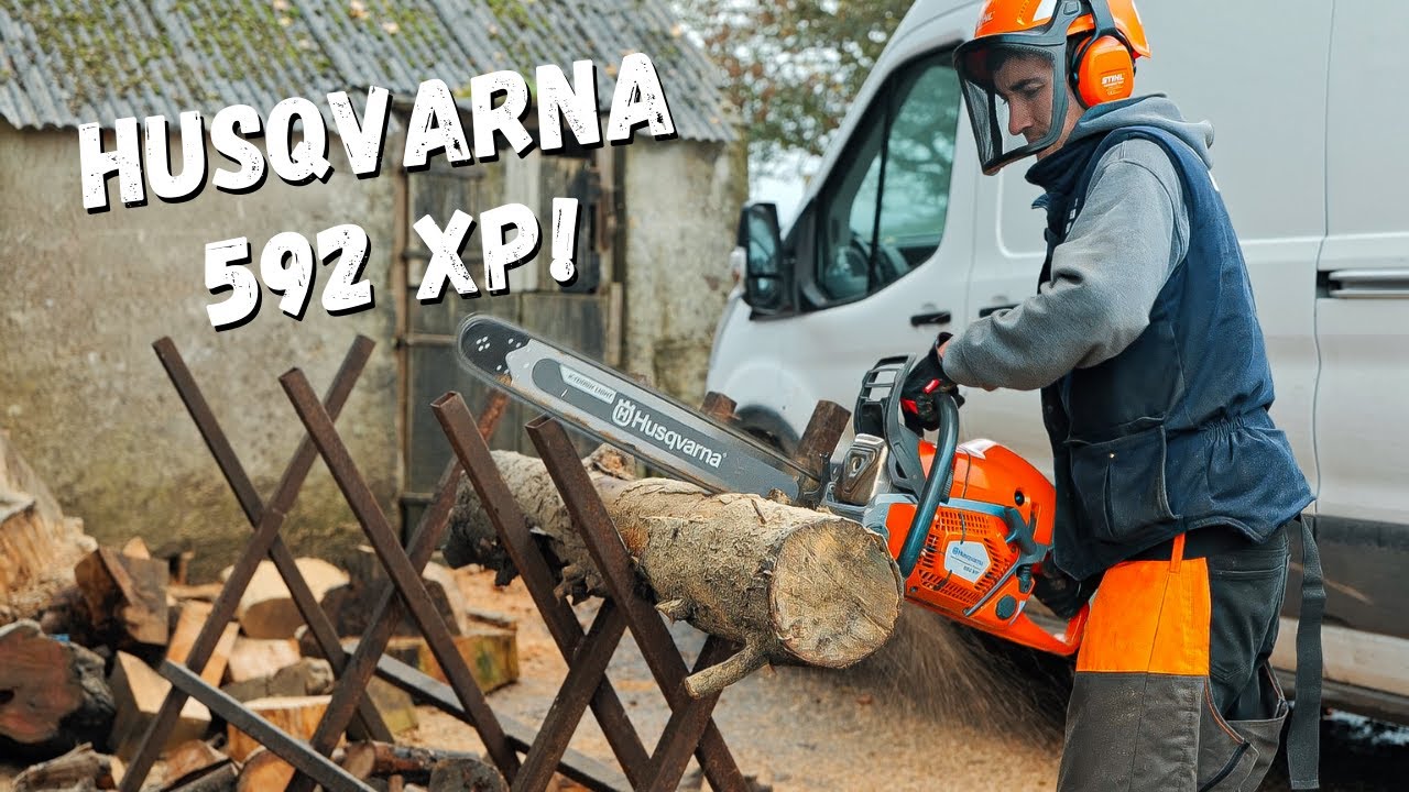 Husqvarna 592 XP VS Logs!